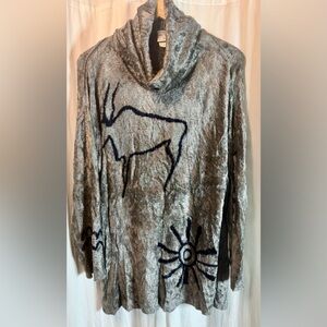 Vintage Mondi Petroglyphs Tunic Sweater